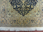 4' X 6' Handmade Ultra Fine India Floral Oriental Wool Silk Rug Hand Knotted - Jewel Rugs