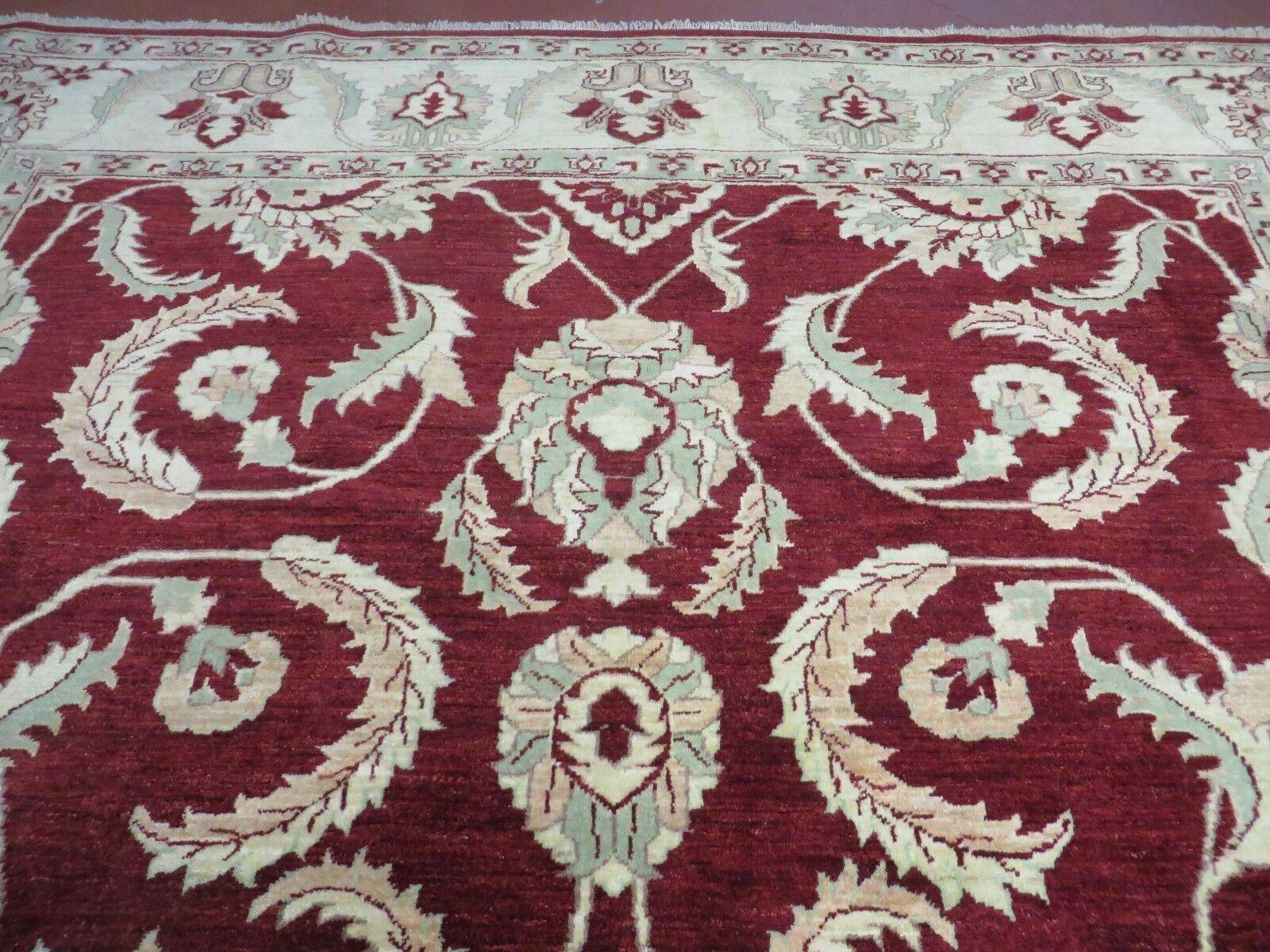 8' X 10' Vintage Fine Handmade Peshawar Agra Chobi Rug - Jewel Rugs