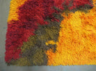 6' X 9' Vintage 1960s Danish Rya Shag DeLuxe Ege Rug Comet Mid-Century Modern Nice - Jewel Rugs