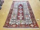 5x8 Turkish Rug - Turkish Oriental Carpet - Tribal Rug - Talesh Rug - Hand Knotted Wool Area Rug 4' 4" x 7' 6" Bedroom Rug Vintage - Jewel Rugs