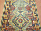 3' X 6' Antique Handmade Turkish Wool Rug Runner Carpet Camel Hair Color Sarab Colorful Geometric Rug - Jewel Rugs