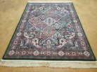 4' 1" X 5' 7" Karastan 500-1123 Green Joshagan Wool Rug Belgium Kara Shah - Jewel Rugs