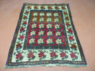 4' X 5' Semi Antique Handmade Fine Turkish Flowers Bouquet Wool Rug Nice - Jewel Rugs