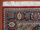 6' X 9' Vintage Fine Handmade India Floral Oriental Wool Rug Carpet Red Nice - Jewel Rugs