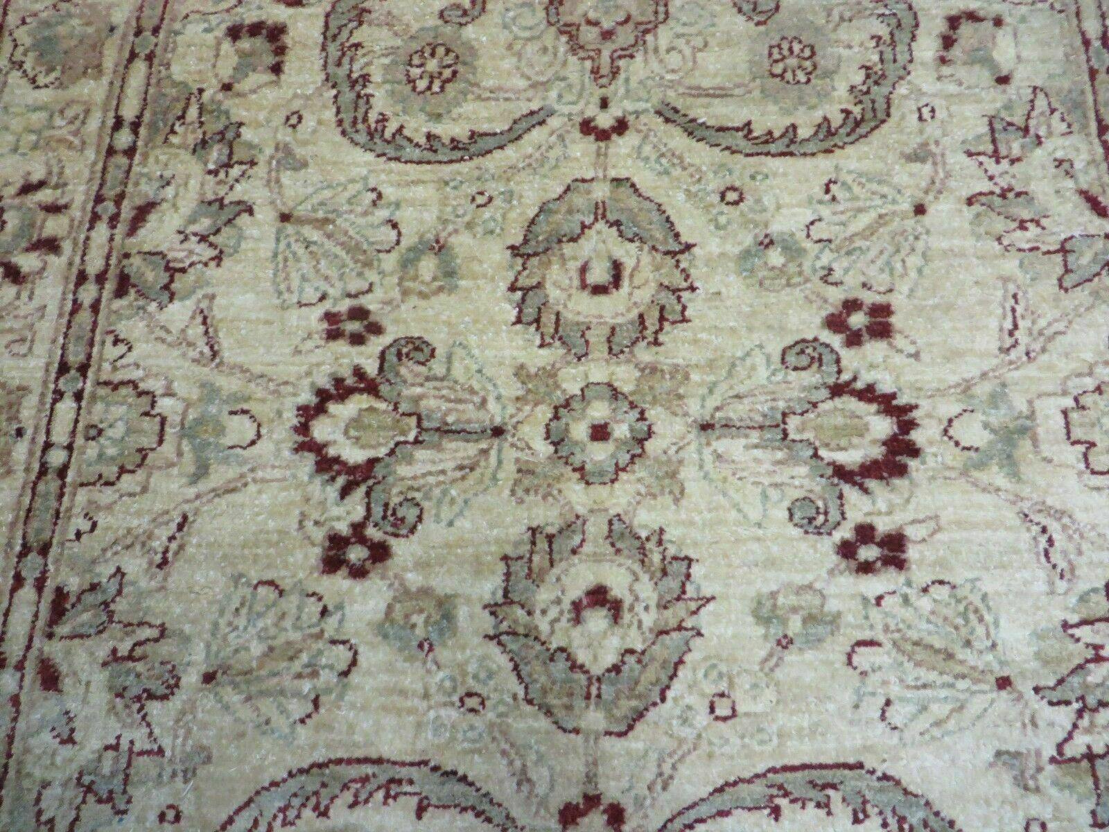 4' X 6' Handmade India Floral Oriental Wool Rug Veg Dyes Nice - Jewel Rugs