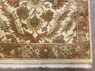 2' 3" X 4' 3" Vintage Handmade India Mahal Wool Rug Veg Dyes Tea Wash Nice - Jewel Rugs