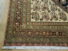 9' X 11' Fine Handmade Indian Agra Rug Paisley Hand Knotted Carpet Organic Wow - Jewel Rugs