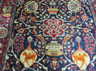 3' 6" X 5' 5" Vintage Fine India Floral Oriental Handmade Wool Rug Sufism Nice - Jewel Rugs