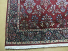 4' X 6' Vintage Handmade Fine India Jaipur Floral Oriental Wool Rug Red Nice - Jewel Rugs