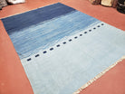 Turkish Kilim Rug, 6x9 - 7x10 Rugs, Flatweave Kilim, Blue Abstract Kilim, New Kilim, Hand Woven Area Carpet, Abstract, Modern Bohemian Decor - Jewel Rugs