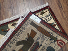 Afghan War Rug 2 x 2.7, Afghanistan Collectible War Carpet, Tanks Guns Airplanes Army 2020, Handmade Wool Pictorial Rug, Tribal Rug, 2x3 - Jewel Rugs