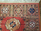 9' X 12' Antique American Made Karastan Lanamar Princess Bokhara #5578 Wool Rug - Jewel Rugs