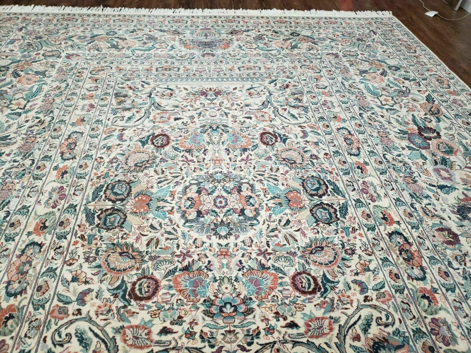 9' X 12' Vintage Fine Handmade Pakistan Oriental Wool Rug Carpet Hand Knotted - Jewel Rugs