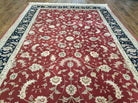 6' X 9' Vintage Fine Oriental Floral Handmade Wool Rug Vegetable Dyes Red Nice - Jewel Rugs