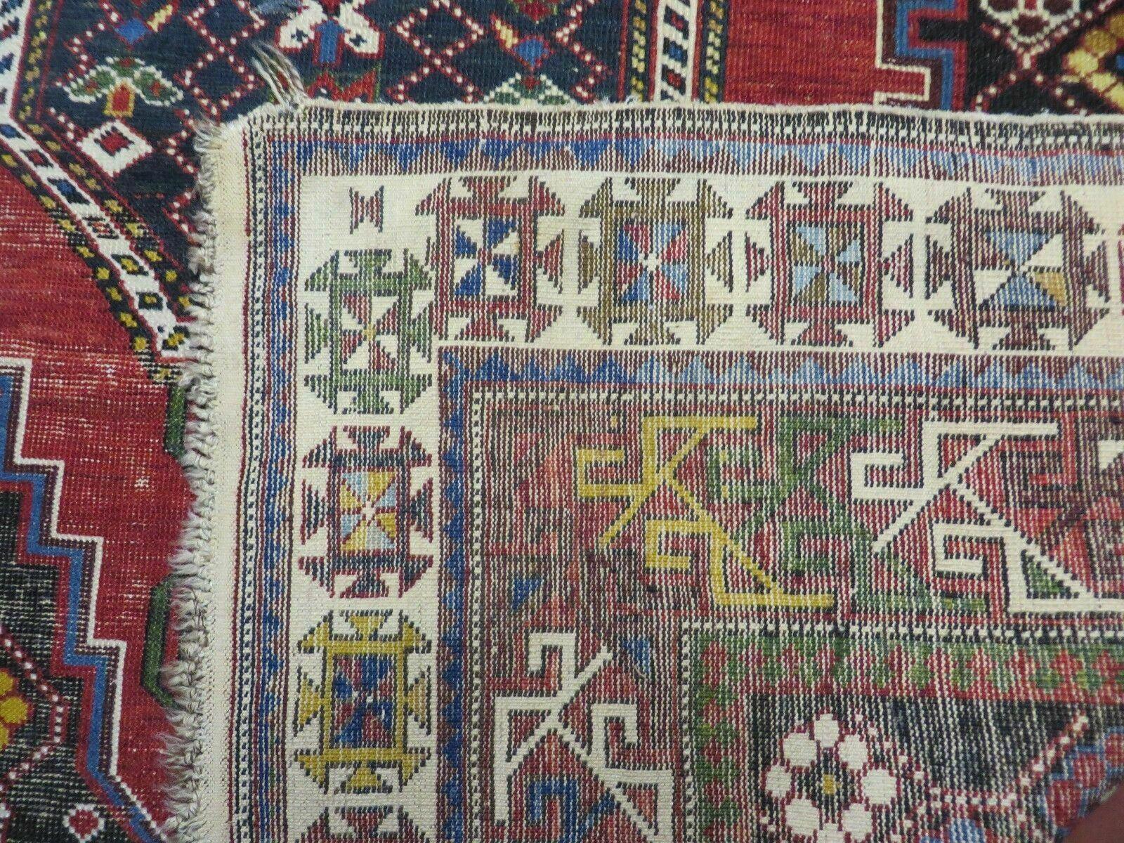 6' X 11' Antique Handmade Caucasian Kuba Shirvan Wool Rug Runner Collectible Nice - Jewel Rugs