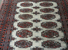 4' X 6' Vintage Handmade Bokhara Turkoman Pakistan Wool Rug Carpet Nice - Jewel Rugs