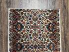 Karastan Floral Kirman Rug #742, Karastan Runner Small 2.7 x 5.5, Karastan Wool Rug, Vintage Karastan Small Karastan Mat Original 700 Series - Jewel Rugs