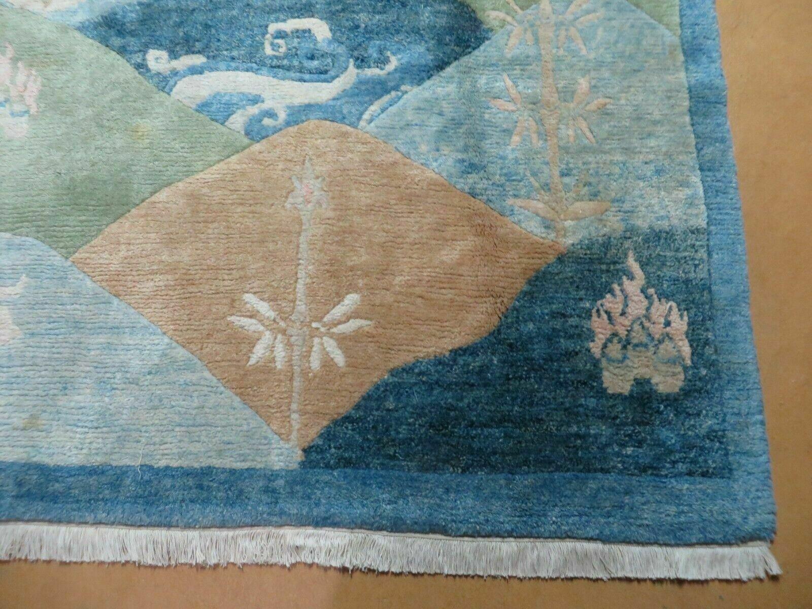 5' 6" X 8' Tufenkian Handmade Tibetan Nepal Chinese Wool Rug Nice - Jewel Rugs