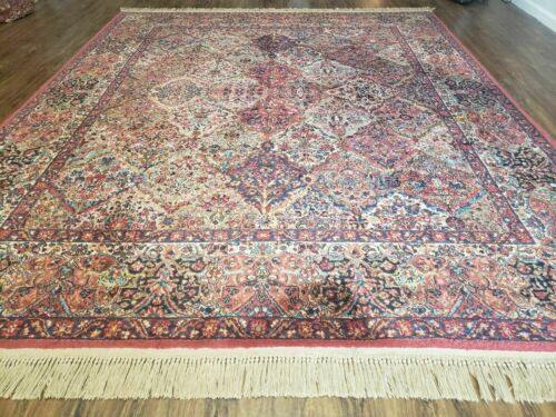 8' 8" X 10' 6" Karastan Multicolor Panel Kirman # 717 Wool Rug American Beauty - Jewel Rugs