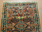 3' X 5' Antique Handmade India Floral Oriental Wool Rug Veg Dyes Red Nice - Jewel Rugs