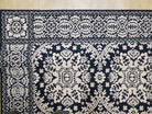 4x6 Power-Loomed Rug Dark Navy Blue & Ivory Oriental Carpet Nice - Jewel Rugs