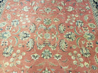 6' X 9' Vintage Fine Oriental Floral Handmade Wool Rug Vegetable Dyes Red Nice - Jewel Rugs