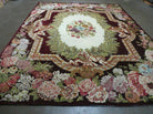 8' X 10' Vintage Handmade French Savonnerie Versailles Wool Rug Beauty # 579 - Jewel Rugs