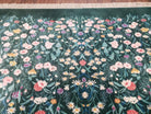 8' 8" X 12' Karastan Garden of Eden 509/9751 Wool Rug Wild Flowers Carpet Nice - Jewel Rugs