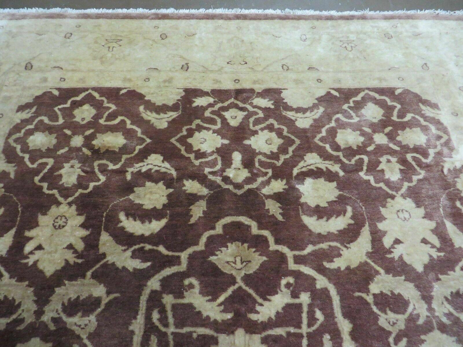 7' X 10' Vintage Fine Handmade Pakistan Peshawar Chobi Floral Wool Rug Vegy Dye - Jewel Rugs