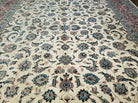 8' 8" X 12' Karastan Ivory Rose Kashann # 768 Wool Rug American Made Nice - Jewel Rugs