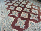 8' X 10' Vintage Handmade Bokhara Turkoman Pakistan Wool Rug Carpet Nice - Jewel Rugs