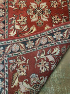 2' 6" X 10' Vintage Oriental Indian Floral Handmade Wool Runner Rug Red Nice - Jewel Rugs