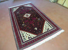 4' X 7' Vintage Handmade Indian Jaipur Rug Bird Carpet - Jewel Rugs