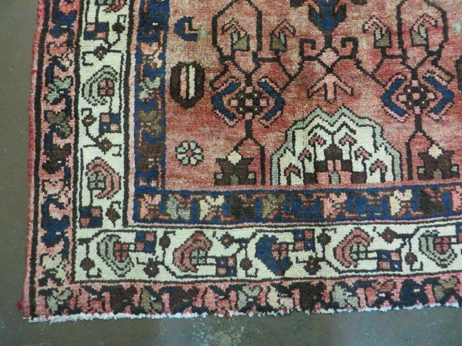 3' 2" X 13' Antique Handmade Turkish Wool Runner Rug Nice - Jewel Rugs