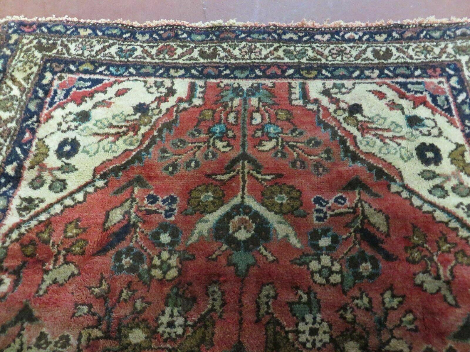 4' X 6' Antique Handmade Indian Wool Rug Vegy Dye # 631 Jewel Colors - Jewel Rugs