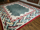 8' X 10' Roman Mosaic Art Tibetan Nepal Art Deco Chinese Hand-Knotted Wool Rug - Jewel Rugs