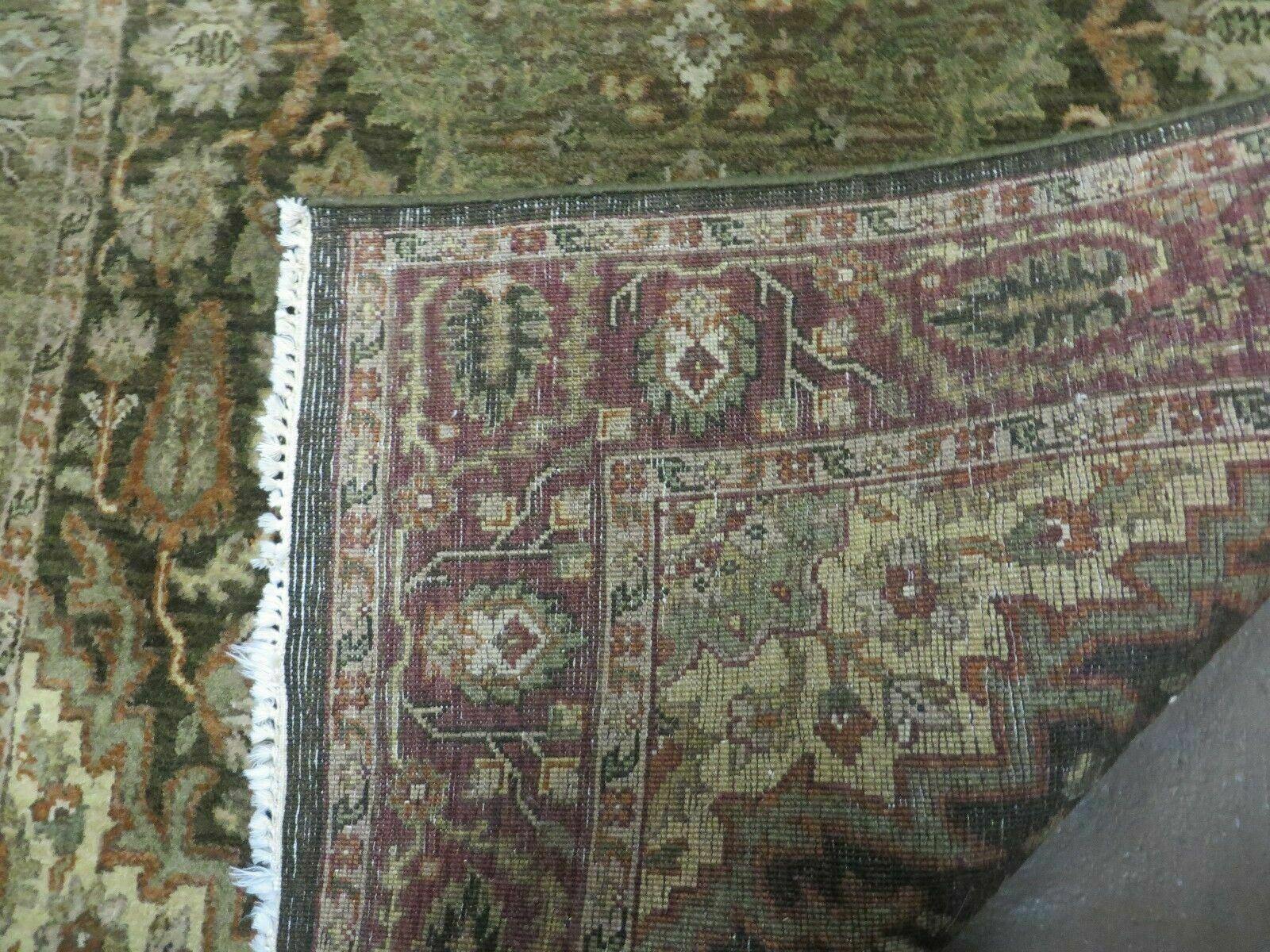 4' X 6' Handmade India Floral Oriental Tea Washed Wool Rug Veg Dyes # M709 Nice - Jewel Rugs