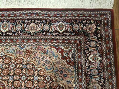 6' X 9' Vintage Hand Made India Wool Rug Herati Bijar Hand Knotted Carpet - Jewel Rugs