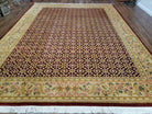 9' X 12' Modern Tibetan Nepal Art Deco India Hand Knotted Wool Rug Abstract Nice - Jewel Rugs