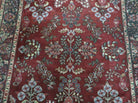 4' X 6' Vintage Handmade Fine India Jaipur Floral Oriental Wool Rug Red Nice - Jewel Rugs