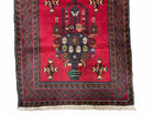 3x5 New Vintage Handmade Wool Rug Tribal Turkoman Balouch Red Tribal Rug Veg Dye - Jewel Rugs