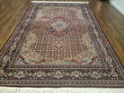 6' X 9' Vintage Hand Made India Wool Rug Herati Bijar Hand Knotted Carpet - Jewel Rugs