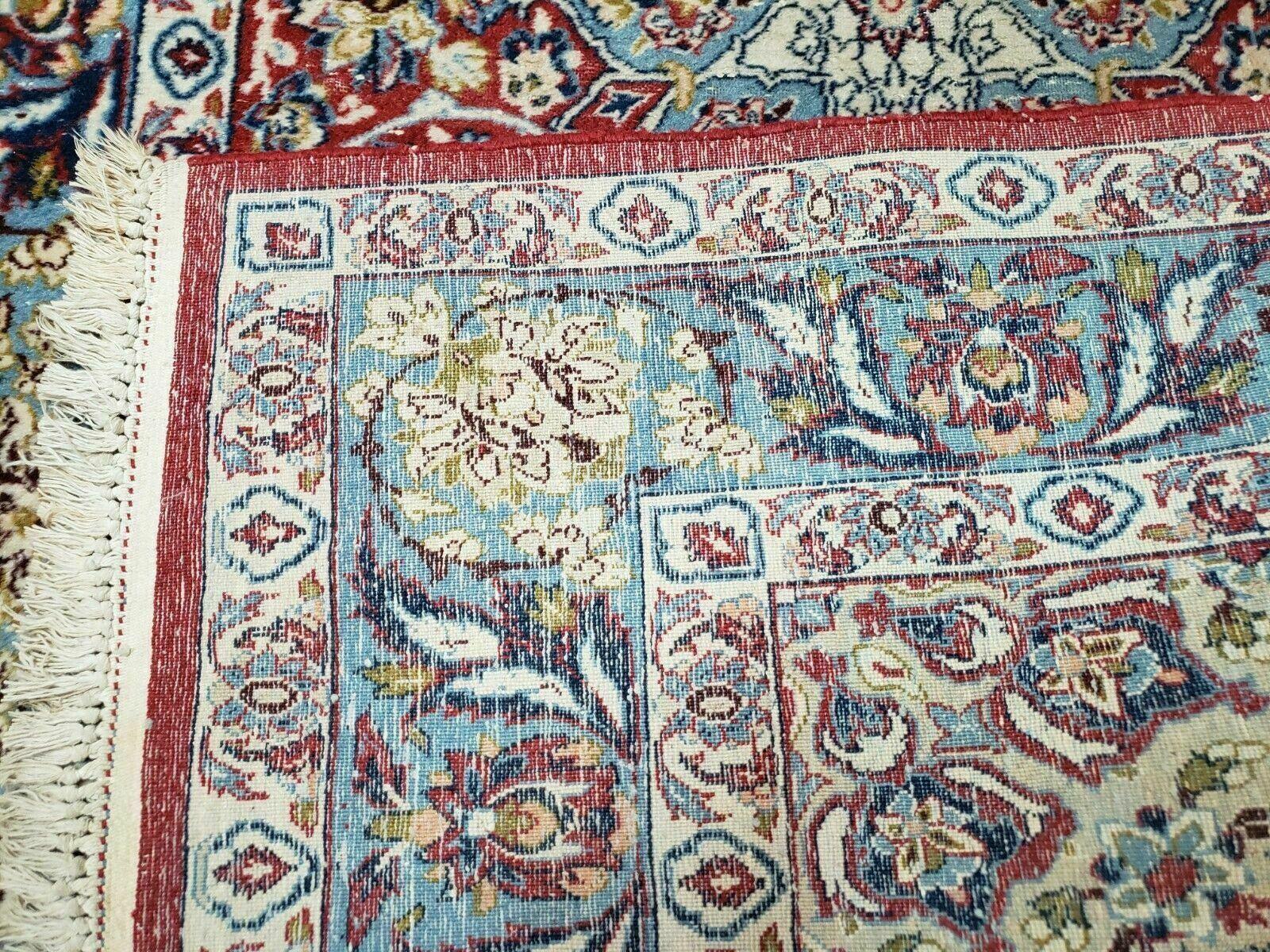 3' 5" X 5' 8" Vintage Handmade Turkish Wool Rug Carpet Vegetable Dyes Nice Red - Jewel Rugs