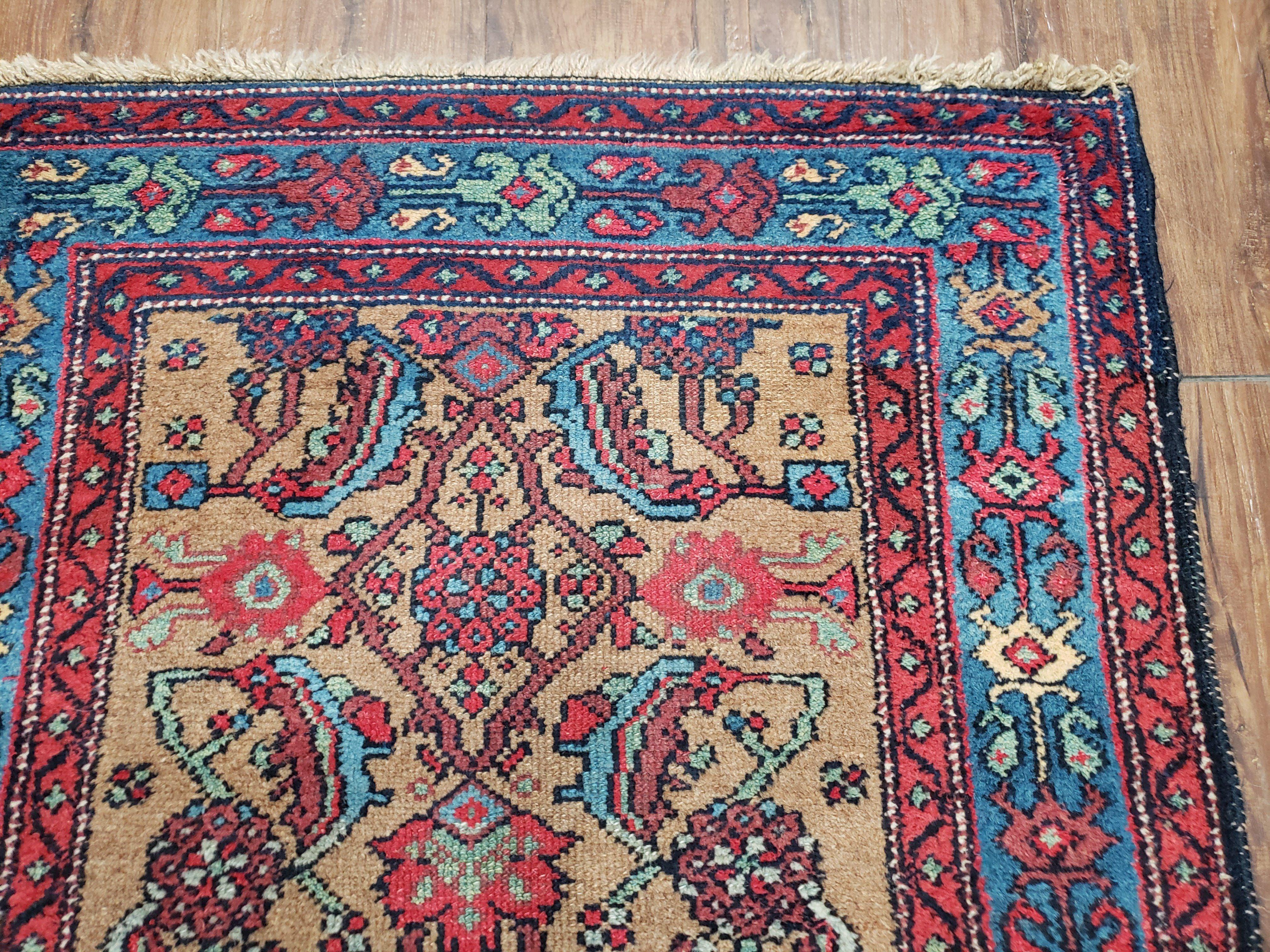 Antique Northwestern Persian Runner Rug, Hand-Knotted, Wool, 2'10" x 10' 2" - Jewel Rugs