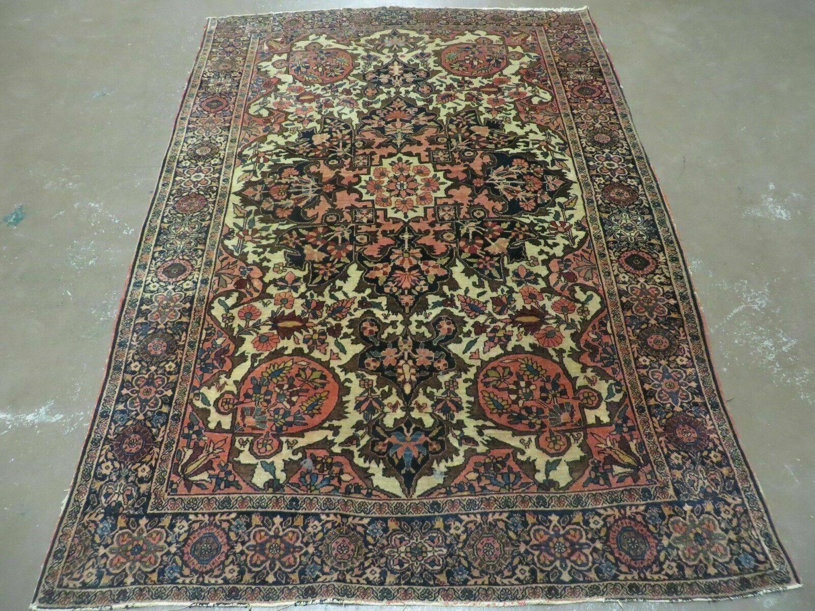 4' X 6' Antique Ultra Fine Handmade India Floral Oriental Wool Rug Carpet Nice - Jewel Rugs