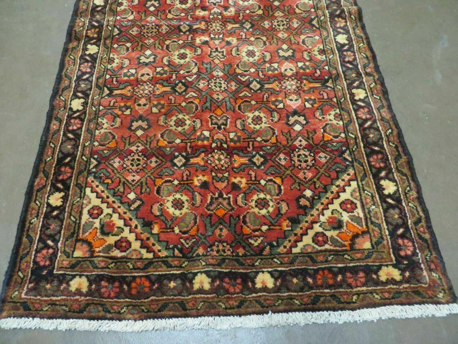 3' 4"X 10' 6" Antique Handmade Turkish Wool Runner Rug - Jewel Rugs