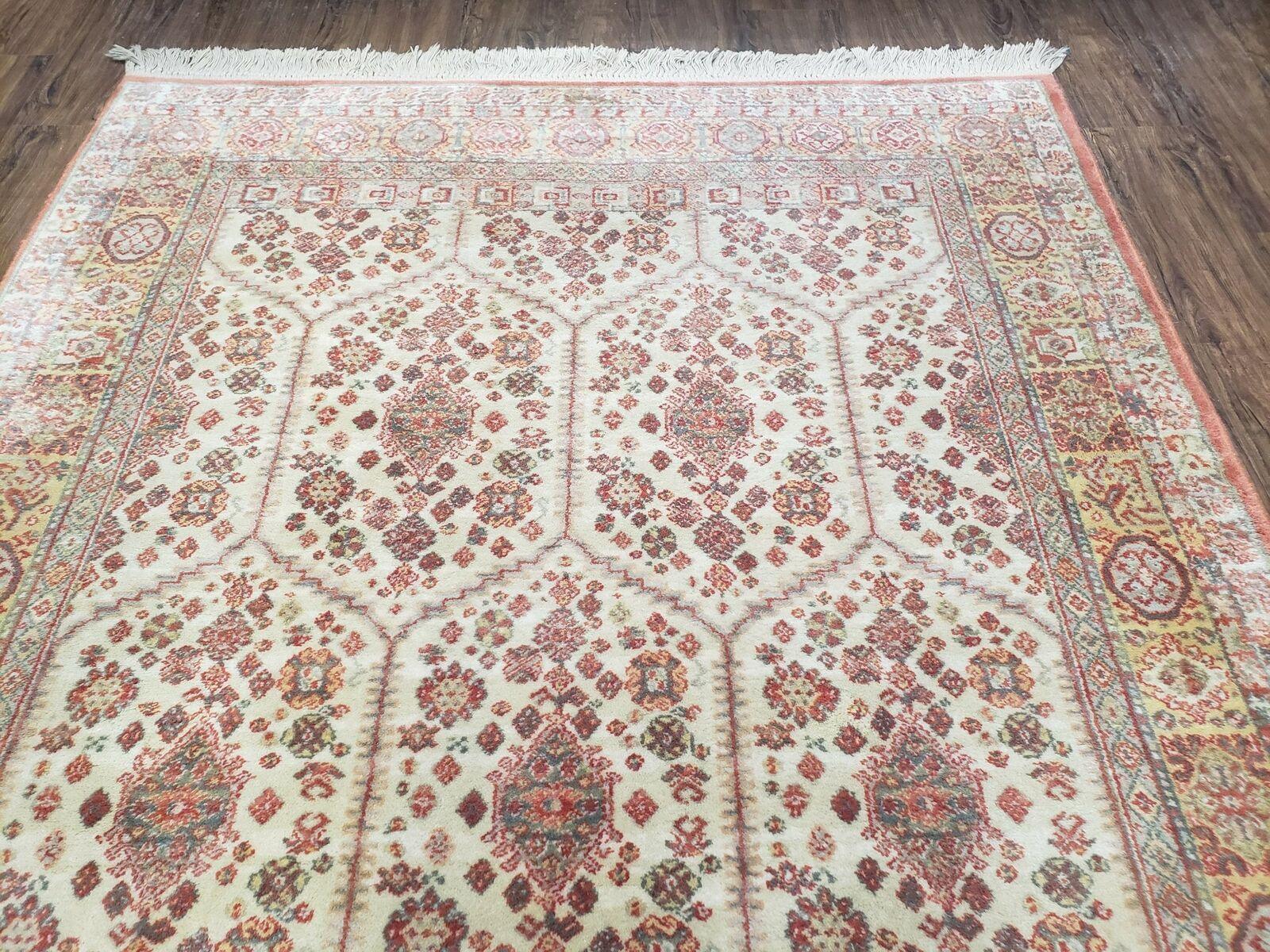 5' 9" X 9' Karastan American Made Wool Rug Marble Agra Pattern # 725 Rare Nice - Jewel Rugs