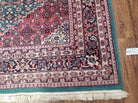 6' X 9' Vintage Authentic Top Quality Handmade Indo Persian Bijar Wool Rug Herati Geometric Pattern Veg Dyes Nice Unique - Jewel Rugs