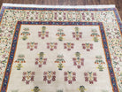 Tufenkian Rug 5.9 x 8.6, Tibetan Nepalese Rug, Hand Knotted, Soft Shiny Wool, Repeated Motifs, Contemporary Modern, Area Rug 6x9, Vintage - Jewel Rugs