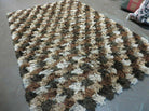 5' X 8' Ultra Plush Shag Rug Thick Pile Silky Rya Style Brown Tan Nice Rug # 82 - Jewel Rugs